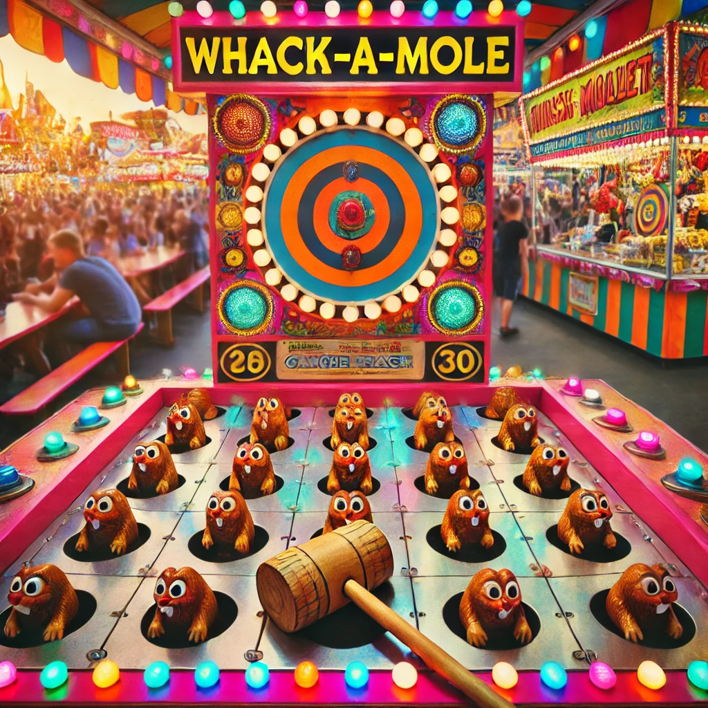 Whack-a-mole (£5000 Bonus Prize Pool) *£500 End Prize*